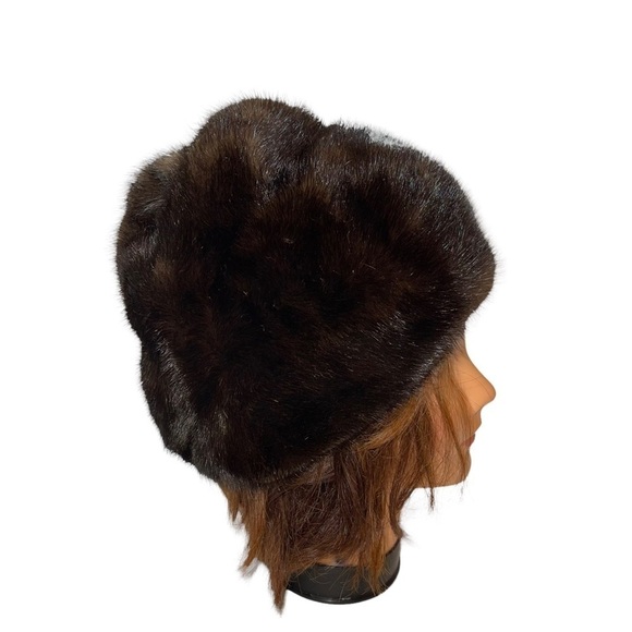 Vintages Women Natural Fur Hat